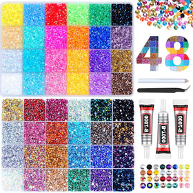 Atifober bedazzler kit contents for complete crafting projects.