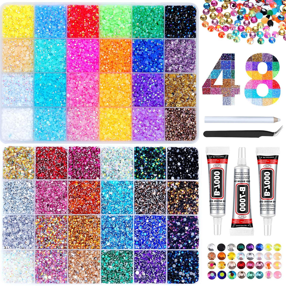 Atifober bedazzler kit contents for complete crafting projects.