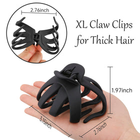 ATODEN octopus clip with non-slip teeth grips all hair types