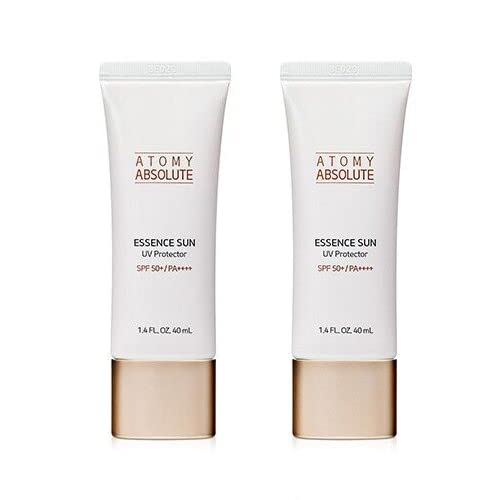 Generic Atomy Absolute Essence Sunscreen two-pack for daily sun protection.