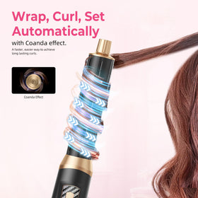 Atopskins three-heat settings enable versatile control for all hair types.