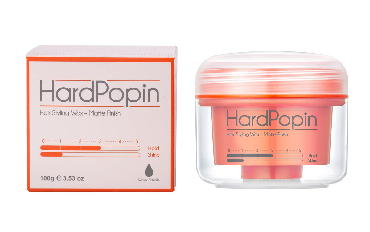 ATS Stylemuse Hard Popin Wax on a man hair for versatile styling.