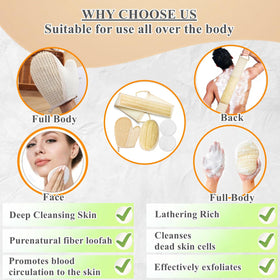 ATTEASAY exfoliating glove for targeted exfoliation and softer skin