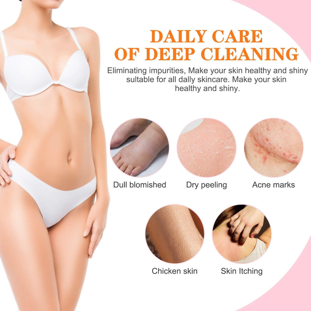 ATTEASAY shower loofah suit collection offers varied textures for your routine