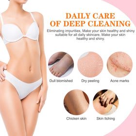 ATTEASAY shower loofah suit collection offers varied textures for your routine
