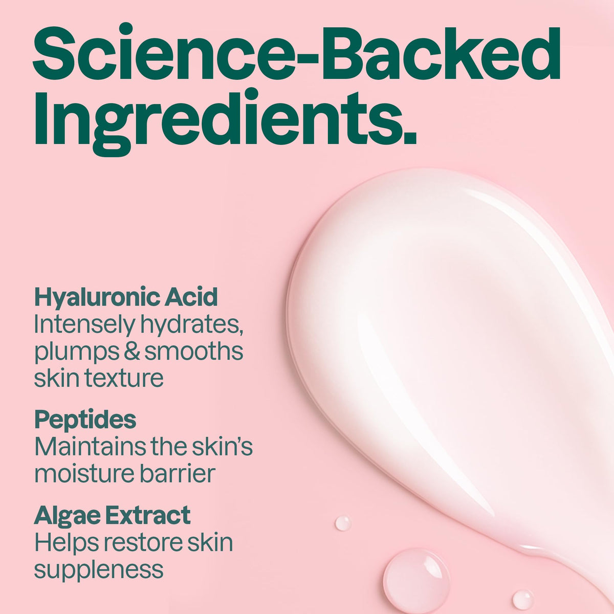 Close-up of ATTITUDE eye cream texture showing lightweight consistency for under-eye use