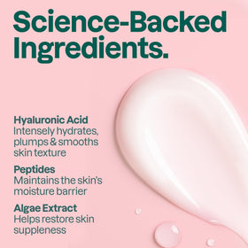 Close-up of ATTITUDE eye cream texture showing lightweight consistency for under-eye use