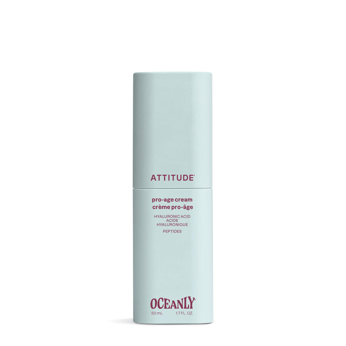 ATTITUDE Anti Aging Face Cream with hyaluronic acid hydrates for daily use.