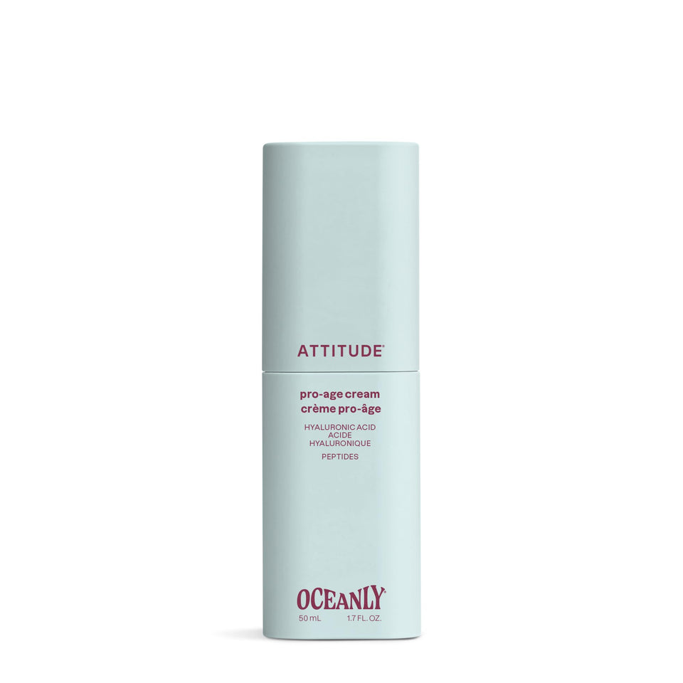 ATTITUDE Anti Aging Face Cream with hyaluronic acid hydrates for daily use.