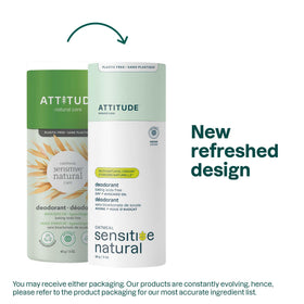 ATTITUDE deodorant creamy texture shown during smooth application.