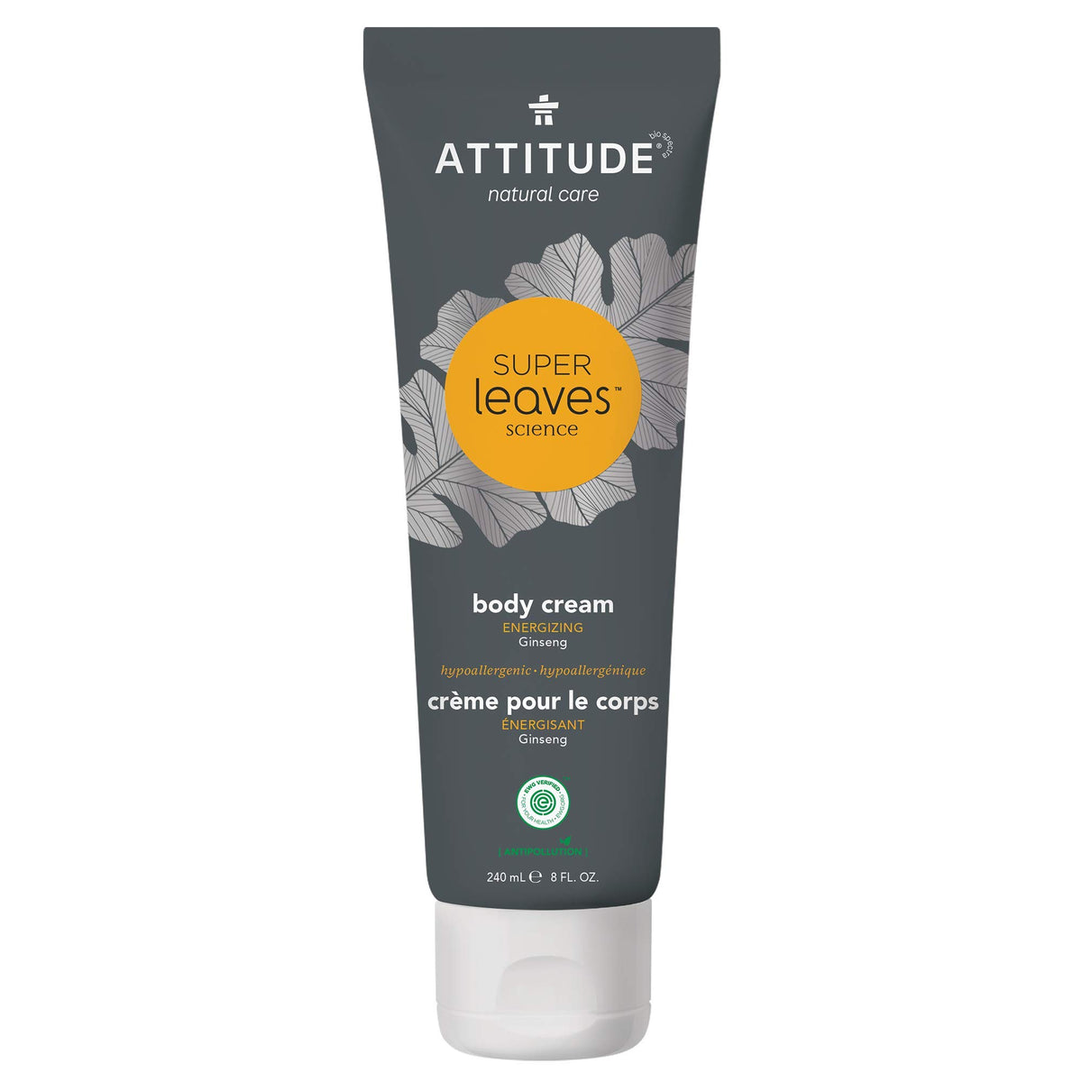 ATTITUDE Body Cream outer jar showing rich hydration for dry skin