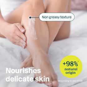 ATTITUDE Body Lotion fast-absorbing texture leaves skin smooth without residue.