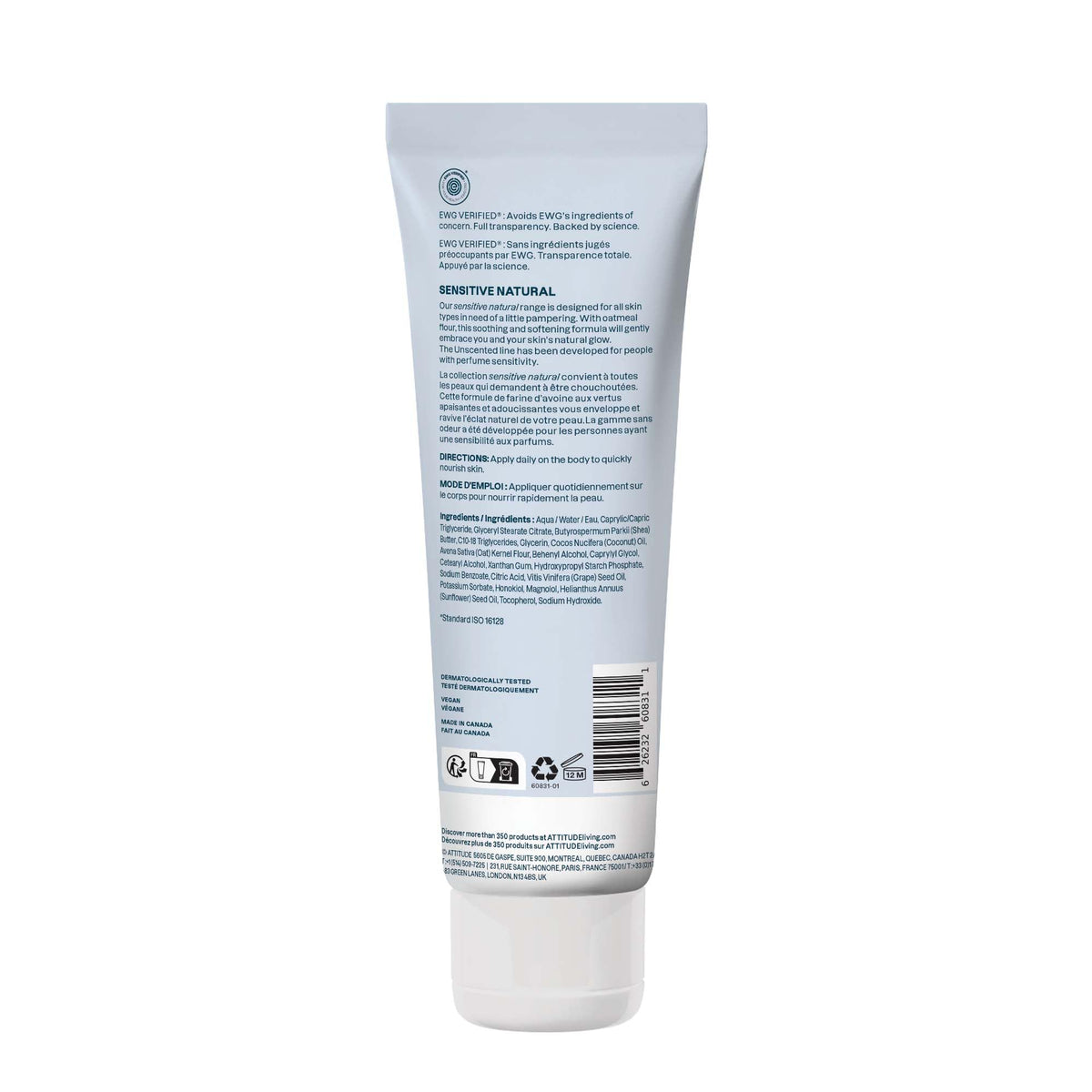 ATTITUDE lotion pairs with body wash and hand cream for a complete routine.