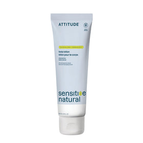 ATTITUDE Body Lotion Unscented tube provides gentle daily hydration for sensitive skin.