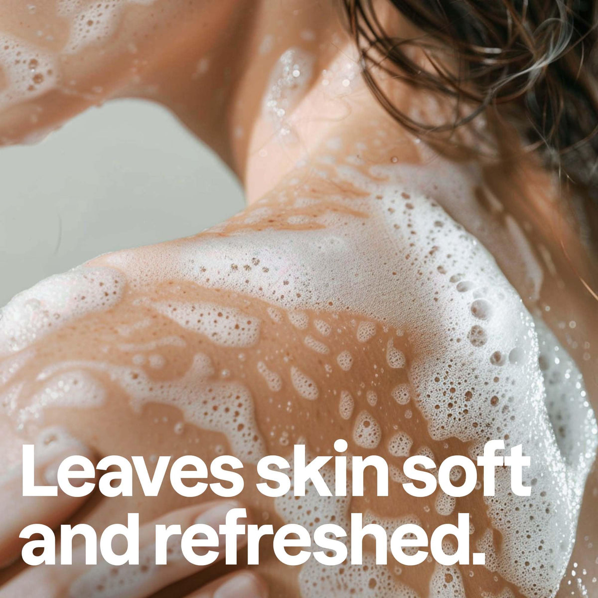 ATTITUDE Body Wash foam texture highlighting gentle lather and soft foam