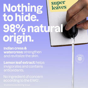 ATTITUDE Body Wash lather-foam demonstrates rich, gentle cleansing ideal for everyday use.