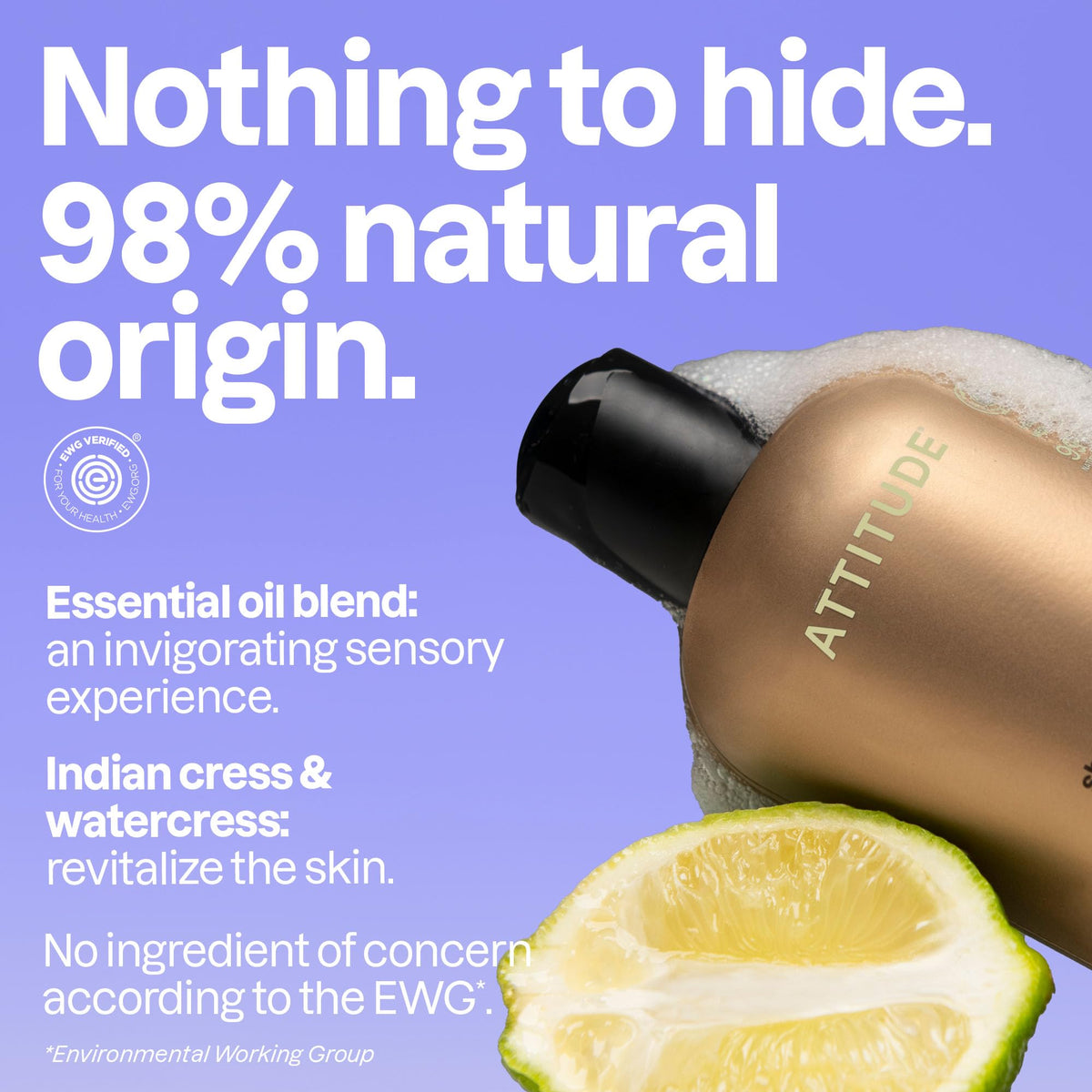 ATTITUDE bergamot-ylang-ylang fragrance note with patchouli creates a balanced aroma