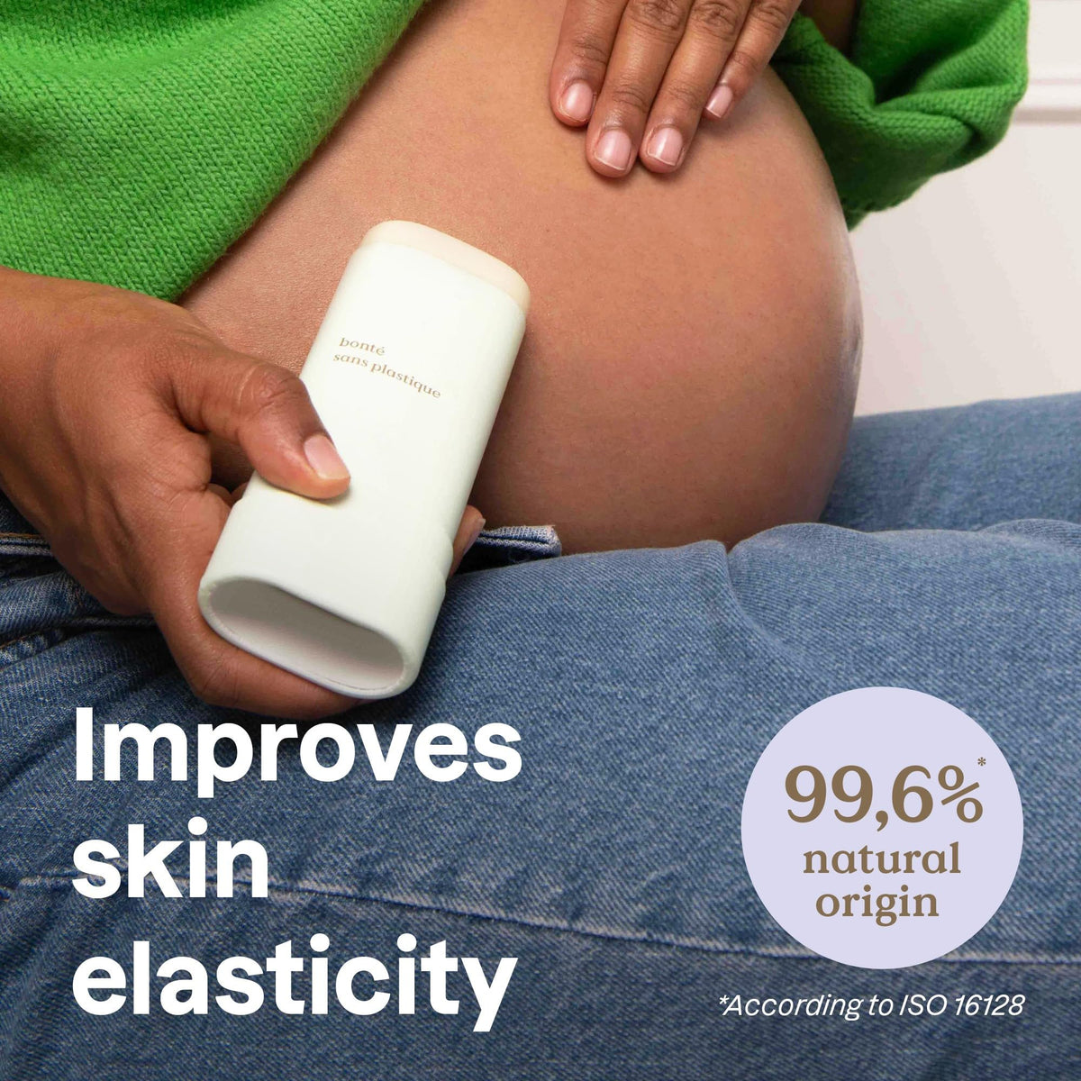ATTITUDE cardboard tube packaging highlights plastic-free, eco-friendly maternity care.