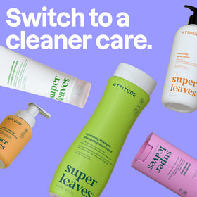 ATTITUDE Colorlast bottle emphasizes color protection in routine care.