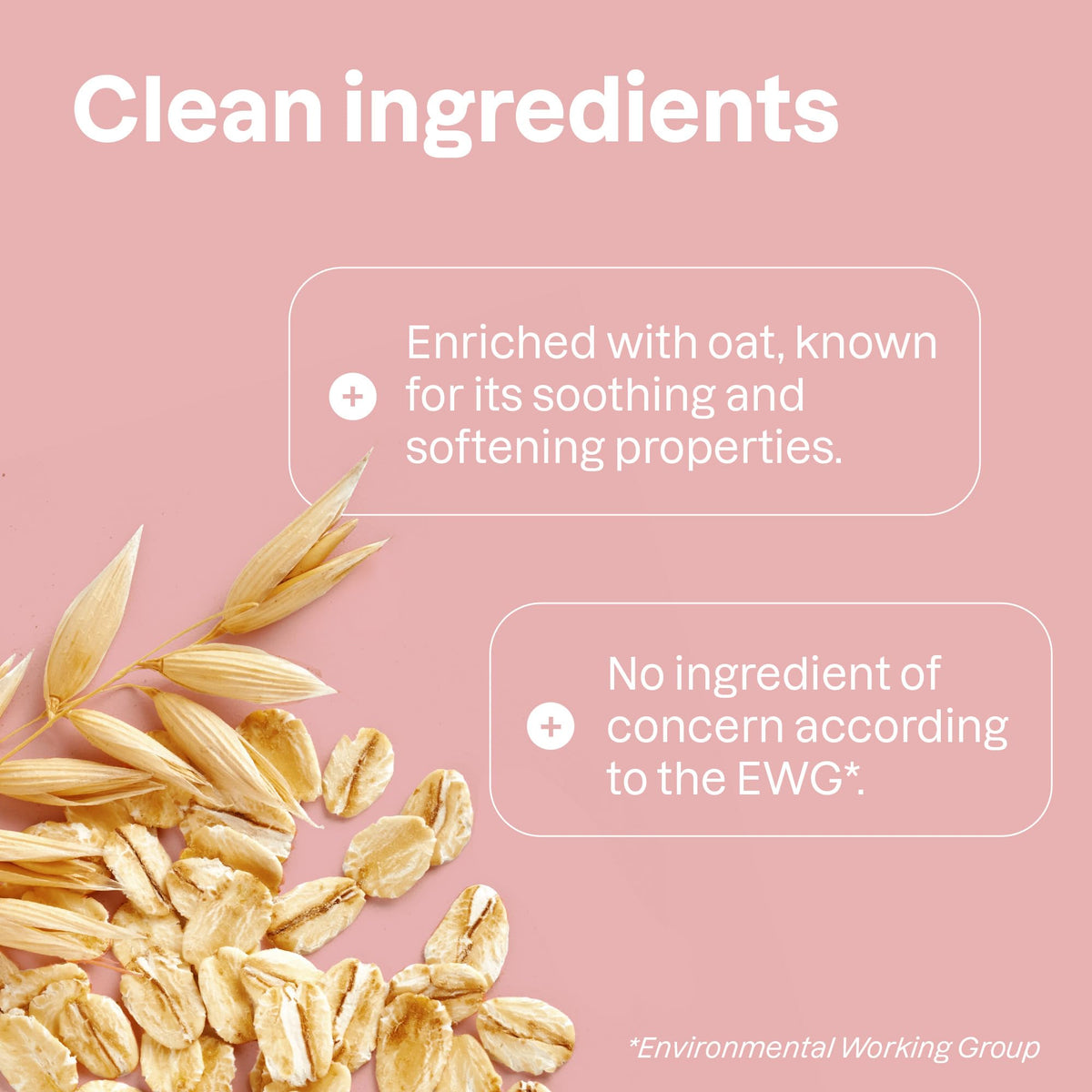 ATTITUDE ingredients highlight oat extract and natural-origin components for gentle skincare