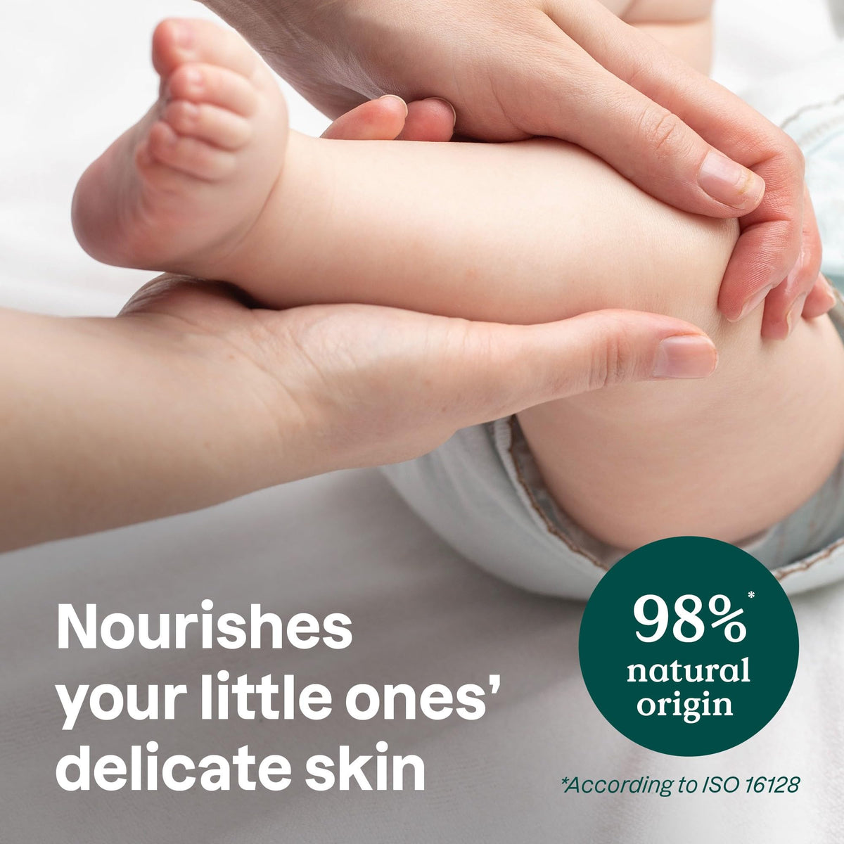 ATTITUDE deep moisturizer close-up shows creamy, non-greasy texture for easy baby care
