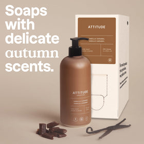 Foamy lather from ATTITUDE soap supports gentle cleansing during every wash
