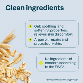 Oat extract in ATTITUDE hand soap helps soothe while washing.