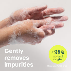 ATTITUDE Pine and Sage label close-up highlighting clean ingredient pledge