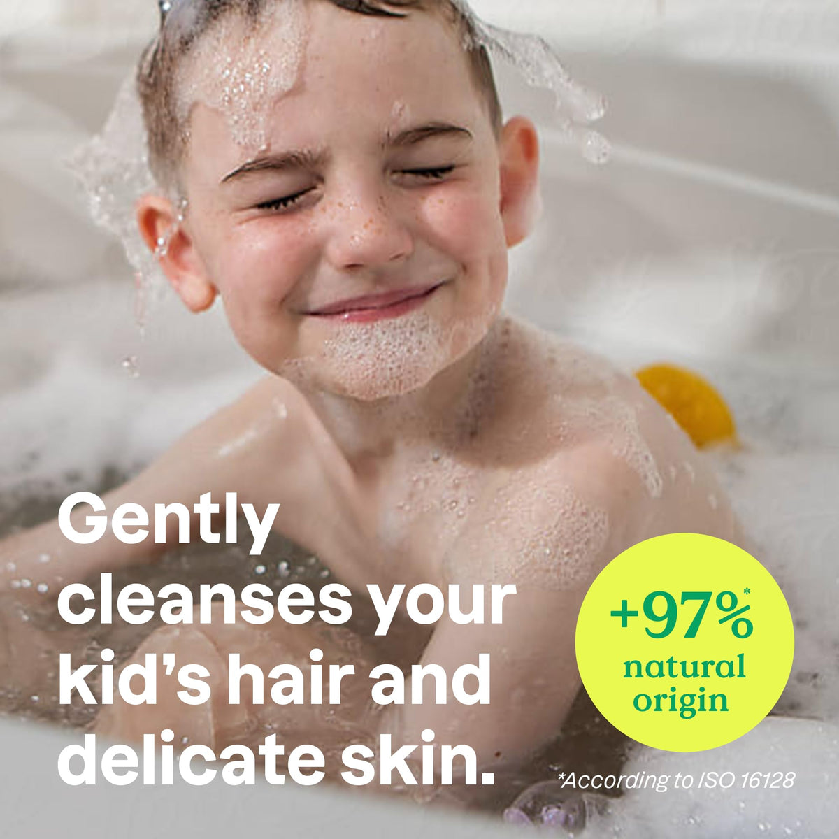 ATTITUDE Kids Shampoo Watermelon Coco bottle pour for easy dispensing.