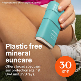 ATTITUDE mineral sunscreen stick SPF 30 demonstrates broad-spectrum coverage.