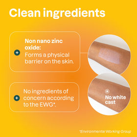 ATTITUDE mineral sunscreen stick texture close-up reveals smooth, non-greasy feel