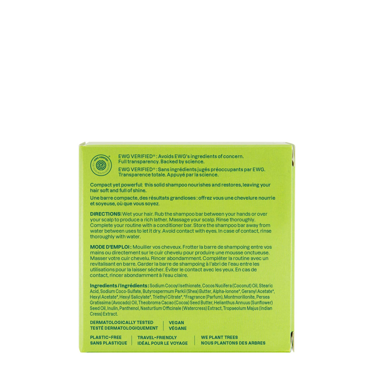 ATTITUDE Nourishing Shampoo Bar revives dull hair with smoother feel
