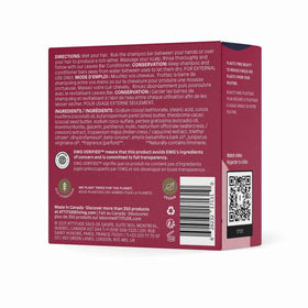 ATTITUDE Nourishing Shampoo Bar travel-friendly solid format in suitcase.