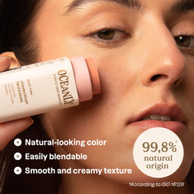 ATTITUDE Oceanly blush stick Ginger adds warm natural color
