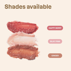 Plastic-free FSC card packaging for Oceanly lip gloss, eco-friendly design.