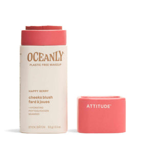 ATTITUDE Oceanly Happy Berry blush stick swatch for natural radiance