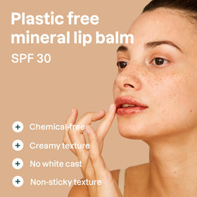 Close-up of Oceanly tube showing creamy texture for easy application.