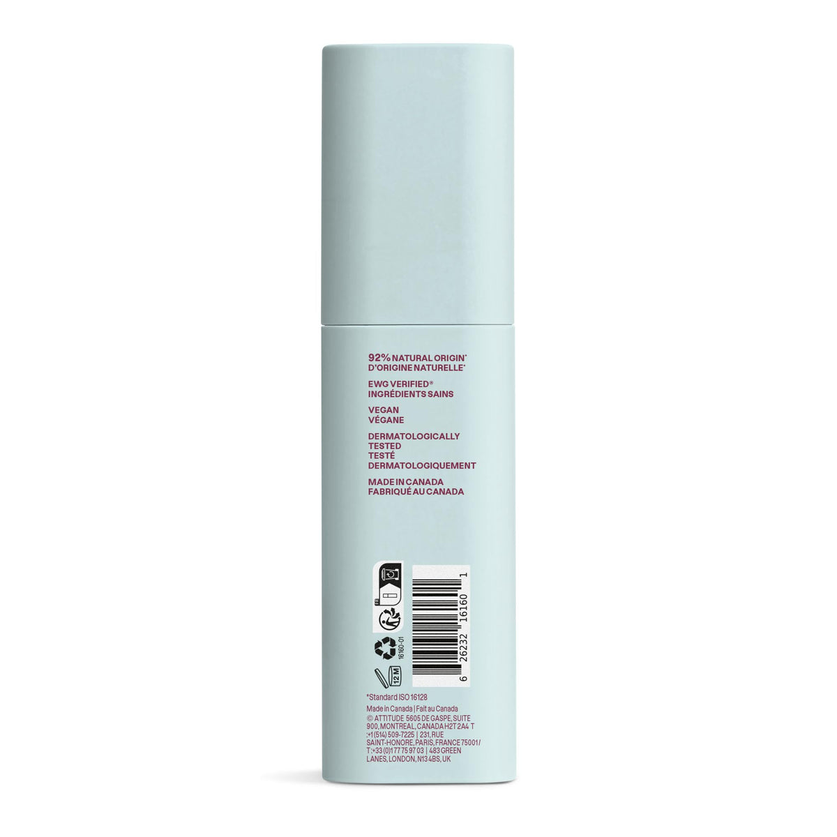 ATTITUDE Revitalizing Cleansing Gel eco packaging highlights sustainable choice.