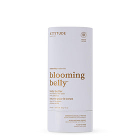 ATTITUDE Rose Argan Oil Belly Butter nourishes pregnant skin for soothing comfort.