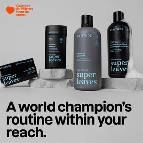 ATTITUDE Shower Gel fragrance-eucalyptus-sage—bold, energizing scent.