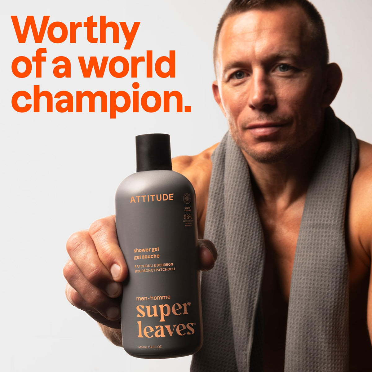 ATTITUDE body wash lather forms rich foam for all skin types.
