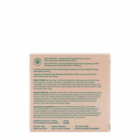 ATTITUDE Strengthening Shampoo Bar packaging is recyclable with FSC carton