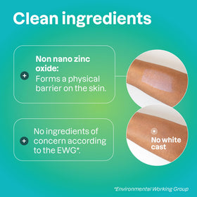 ATTITUDE vegan unscented sunscreen stick suitable for sensitive skin.