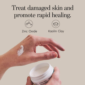 ATTN : GRACE Barrier Cream packaging highlighting cruelty-free USA-made formula.