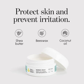 ATTN : GRACE Barrier Cream texture swatch on skin for smooth application.