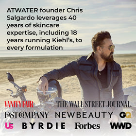 ATWATER Smooth Target travel-size bottle for grooming on the go