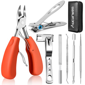 Aucurwen 360° rotating clippers for easy angle-adjusted trimming