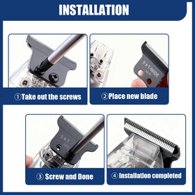 Audoc 2215T wide-cut blade extended cutting area for faster detail work