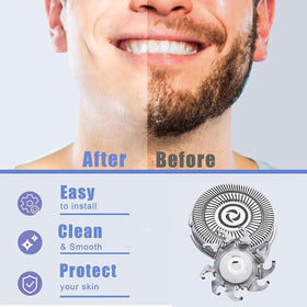 Simple Audoc blade installation makes head replacement quick and easy.