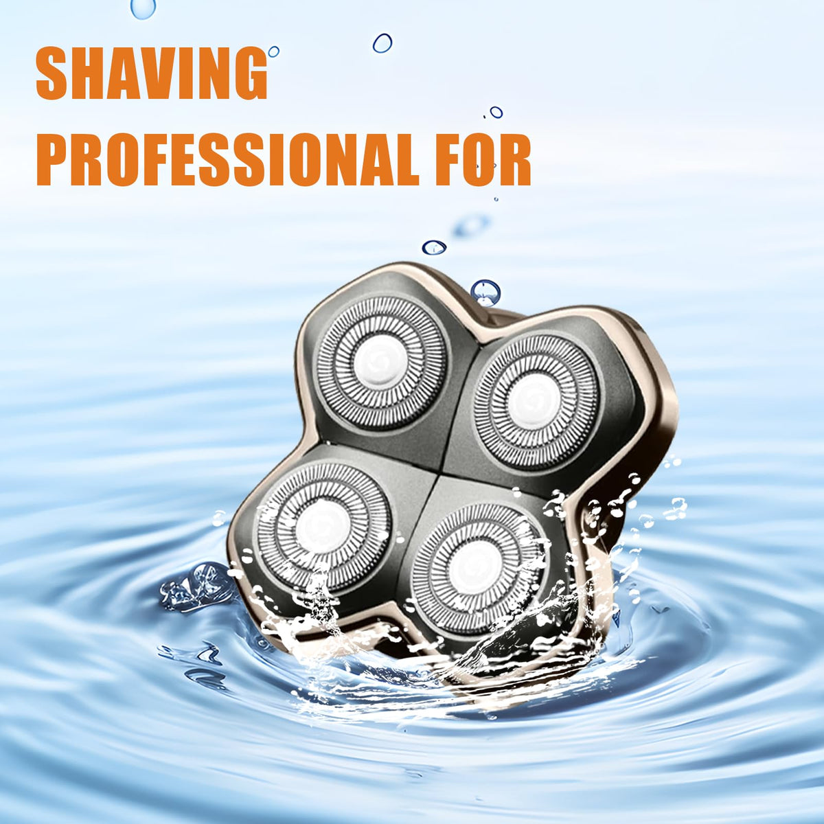 Audoc Replacement Blade Shaver PRO 4 Head packaging highlights value and setup